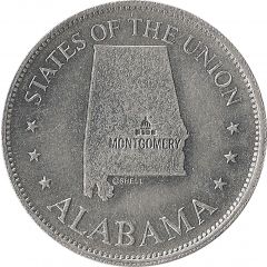 Token - Shell’s States of the Union Coin Game, Version 1 Alabama