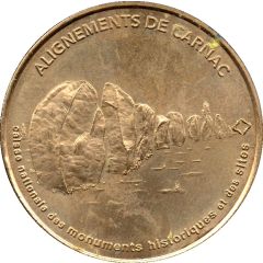 Monnaie de Paris Tourist Token - Alignements de Carnac