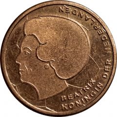 5 Gulden - Beatrix European Football Championship