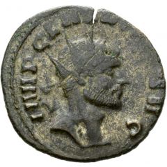 Antoninianus - Claudius II Gothicus MARTI PACIFERO, Mars