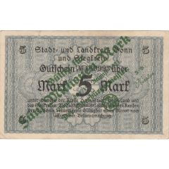 5 000 000 Mark overprint on 5 Mark