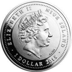 1 Dollar - Elizabeth II Galaxy NGC 1232