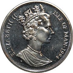 1 Crown - Elizabeth II Ferdinand Von Zeppelin