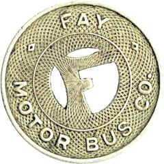 1 City Fare - Fay Motor Bus Co.
