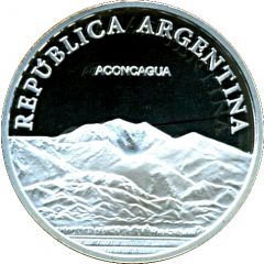 1 Peso Aconcagua - Silver Proof Issue