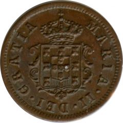 1 Real - Maria II Colonial Coinage