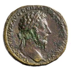 Sestertius - Marcus Aurelius IMP VIII COS III P P DE SARMATIS S C