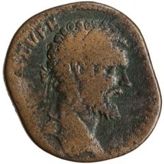 Sestertius - Septimius Severus P M TR P III COS II P P S C, Fortuna