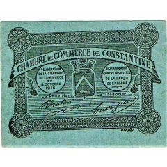 5 Centimes - Chambre de Commerce de Constantine
