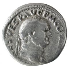 Denarius - Vespasian SALVS AVG, Salus