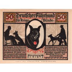 50 Pfennig Deutscher Verein für Sanitätshunde