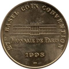 Monnaie de Paris Tourist Token - 27th Basel coin convention 1998