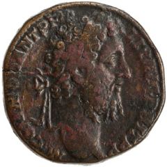 Sestertius - Commodus IOVI IVVENI P M TR P XIIII IMP VIII COS V DES VI S C, Jupiter