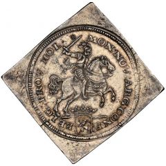 Ducaton `Silver Rider` Klippe piedfort of double weight, Amsterdam