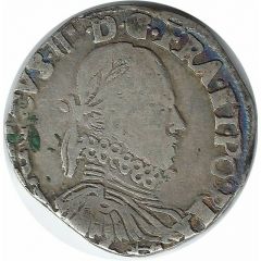 1/2 Teston with a milled collar - Henry III 3rd type