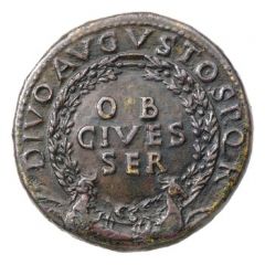 Sestertius TI CAESAR DIVI AVG F AVGVST P M TR POT XXXVI