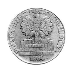 10 Zlotys 20th Anniversary of People`s Republic of Poland,Trial Strike CuNi