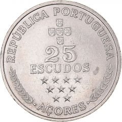 25 Escudos Azores Regional Autonomy