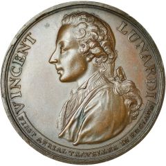 Medal - George III Vincent Lunardi, bronze