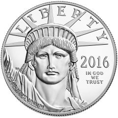 100 Dollars `American Platinum Eagle` Bullion Coinage