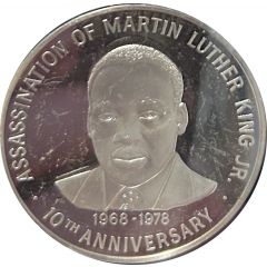 Medal - 10th Anniversary of the Assassination of Martin Luther King Jr.