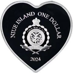1 Dollar - Charles III Valentine's Day