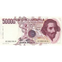 50 000 Lire Bernini - 1st type