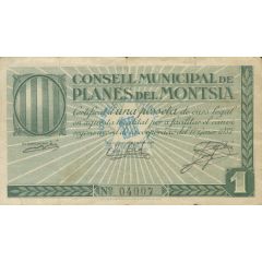 1 Peseta Planes del Montsià