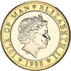 2 Pounds - Elizabeth II 4th portrait