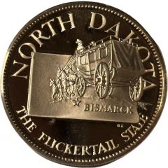 Medal - States of the Union North Dakota