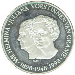 Medal - Two Queens - Wilhelmina and Juliana
