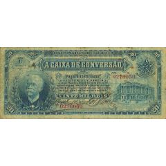 20 Mil Réis Caixa de Conversão, 1st. Print