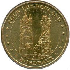 Monnaie de Paris Tourist Token - Bordeaux Tour Pey-Berland
