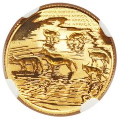 10 Rand - 1/10 Ounce Natura - African Painted Wolf