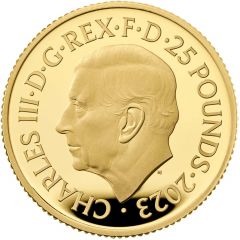 25 Pounds - Charles III Dame Shirley Bassey, Gold Proof