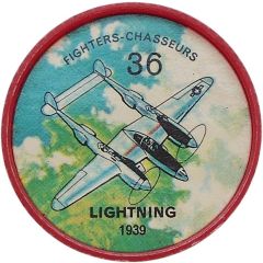 Token - Jell-O Aircraft #36, Lightning
