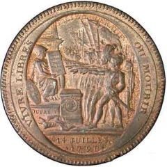 5 Sols Monneron, `Sacrement` 3rd type