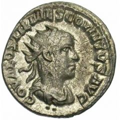 Antoninianus - Hostilian ROMAE AETERNAE, Roma