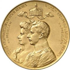 Marriage of Crownprince Wilhelm and Cecilie Duchess of Mecklenburg-Schwerin