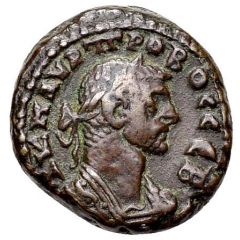 Tetradrachm - Probus L Γ, Tyche, Alexandria