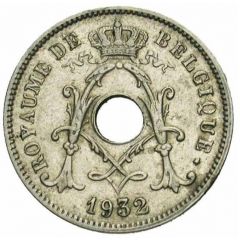 10 Centimes - Albert I French text, with star