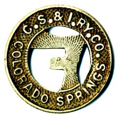 1 Full Fare - Colorado Springs and Interurban Railway Co. Colorado Springs, Colorado