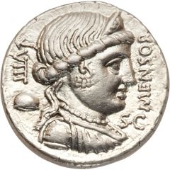 Denarius Farsuleia: Lucius Farsuleius Mensor, S•C MENSOR / L•FARSVLEI