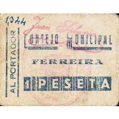 1 Peseta Ferreira