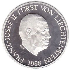 10 Franken - Franz Josef II Anniversary of Reign