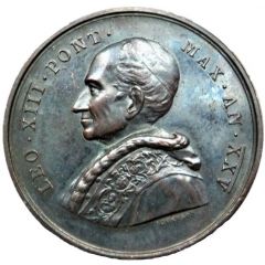 Leo XIII - Jubilee of Pontificate Medal - The Good Shepherd