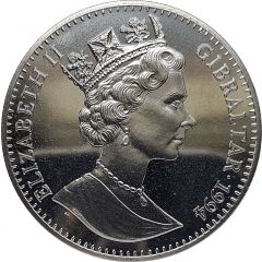 1 Crown - Elizabeth II `The Hound of Baskervilles`