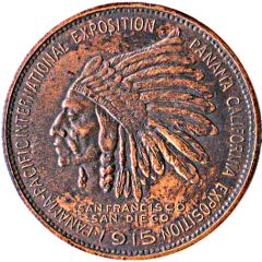 Medal - Panama-Pacific International Exposition / Panama California Exposition