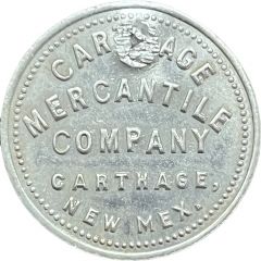 25 Cents - Carthage Mercantile Company Carthage, New Mexico