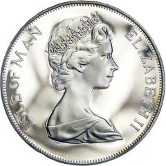 1 Crown - Elizabeth II Silver Jubilee, silver issue